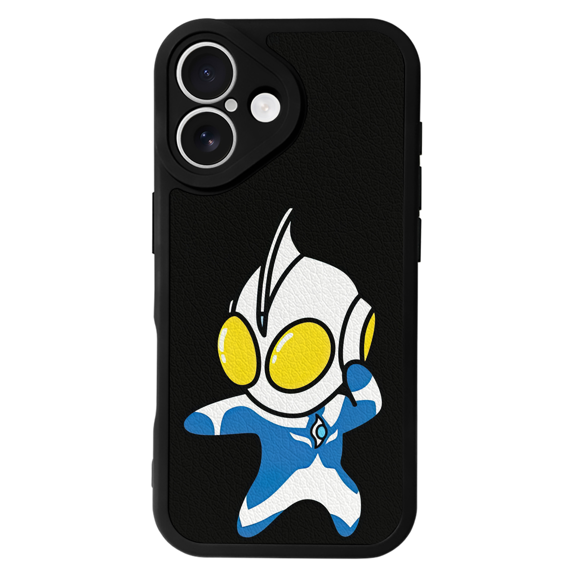 （画像用） ウルトラマン Ultraman 【iPhone 16シリーズ対応】シリコンスマホケース（レザー調） 材質：シリコン